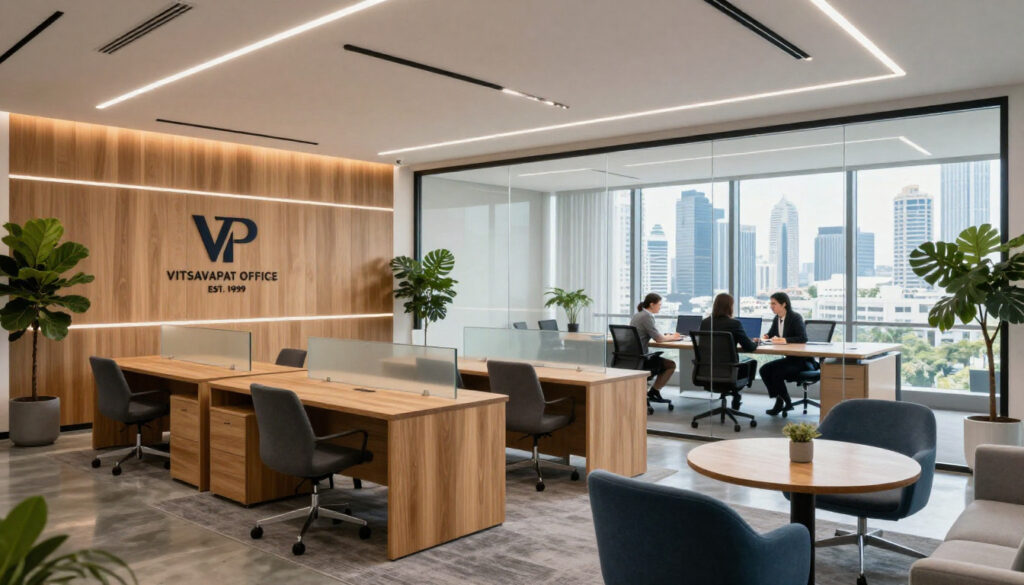 Corporate Identity Space: ออกแบบออฟฟิศ ยา-อาหาร-Tech ให้ดู “น่าเชื่อถือ” และ “ดึงดูดนักลงทุน” ในยุคเศรษฐกิจ Safe Haven